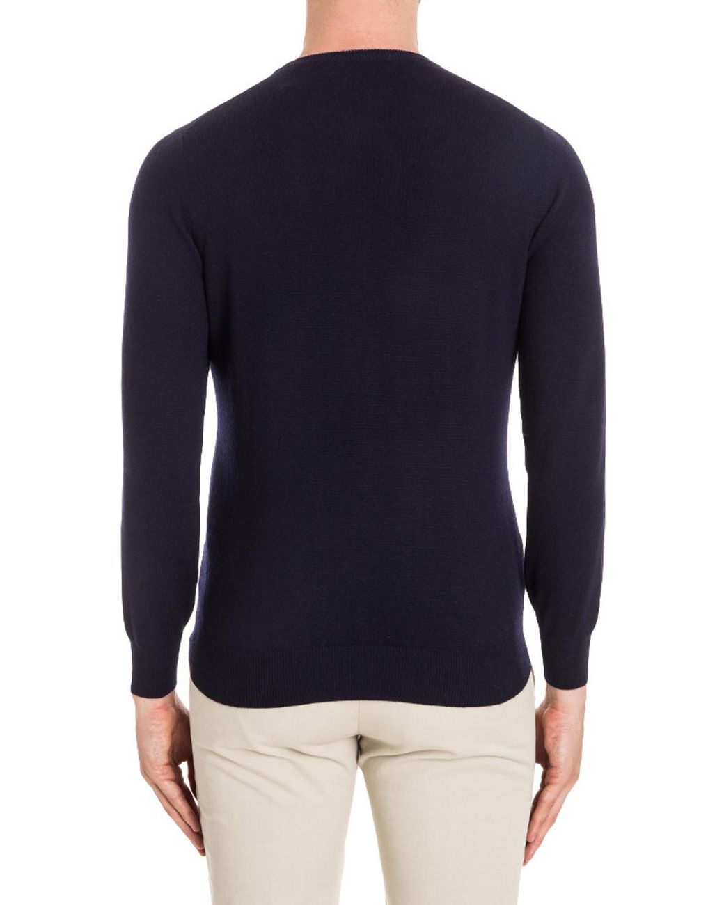 Brunello Cucinelli Blue Cashmere Silk Lightweight Sweater for men