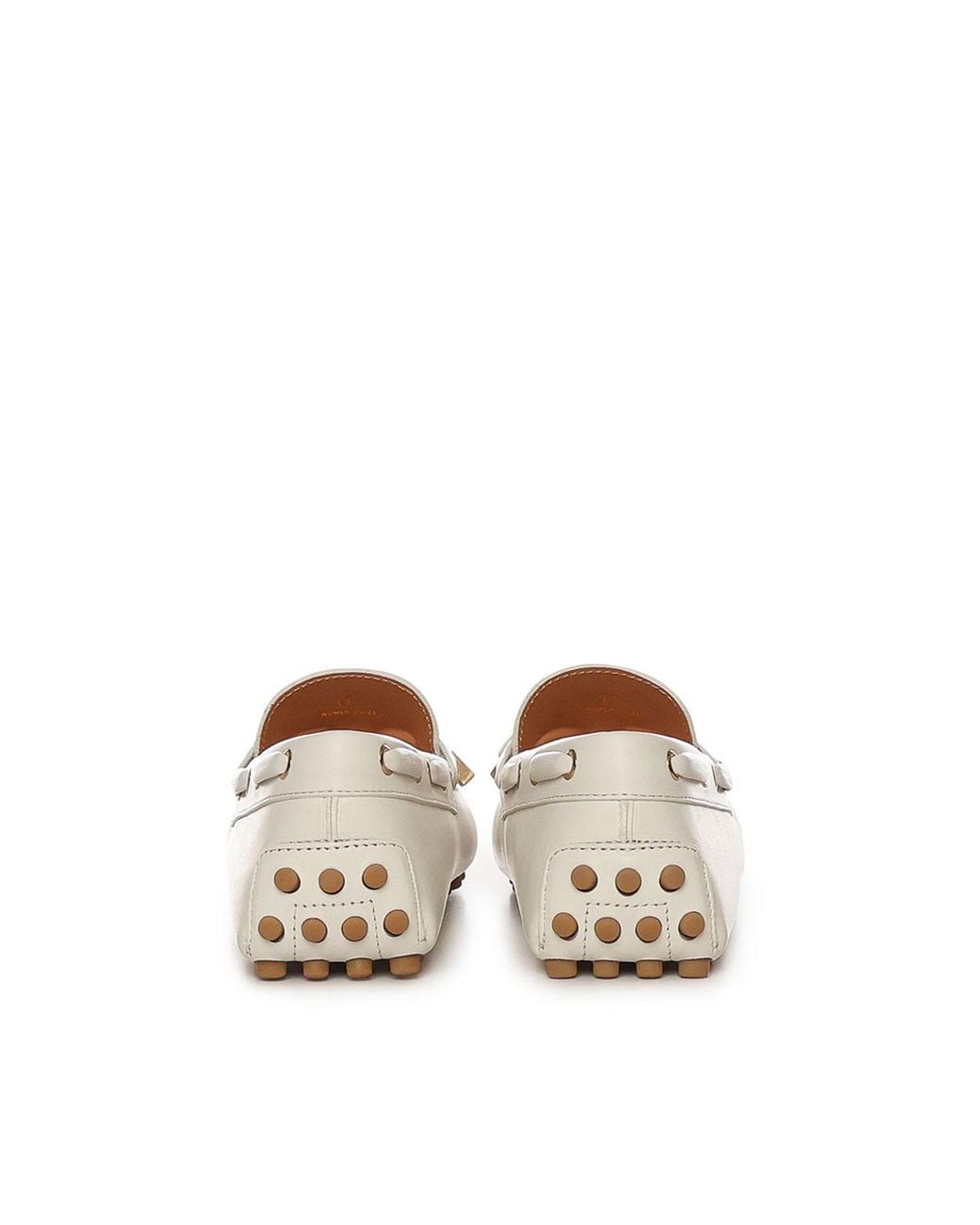 Tod's Natural Gommino Leather Loafer