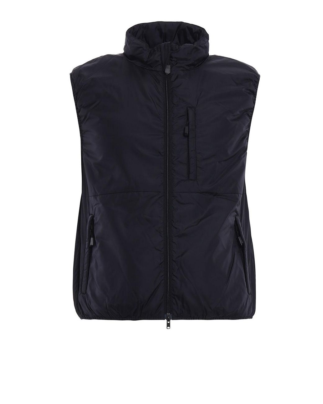 Aspesi Blue Jil Nylon Taffeta Padded Vest for men