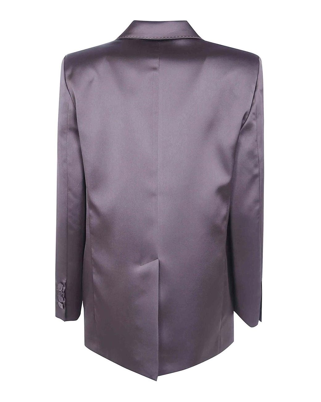 DR. HOPE Purple Double Breasted Blazer Jacket
