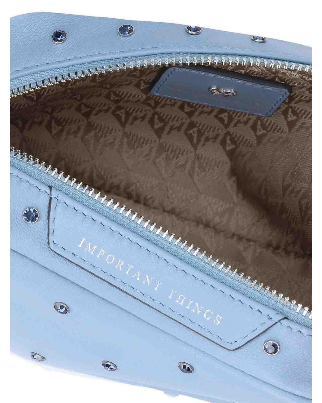 Anya Hindmarch Blue Important Things Pouch