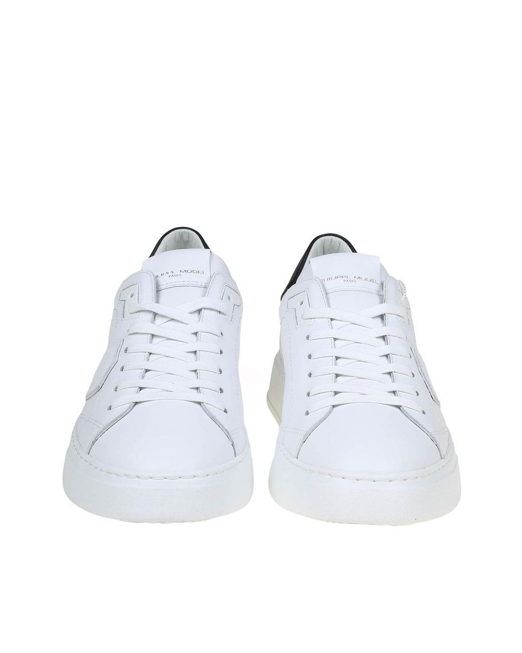 Philippe Model White Temple Low Sneakers for men