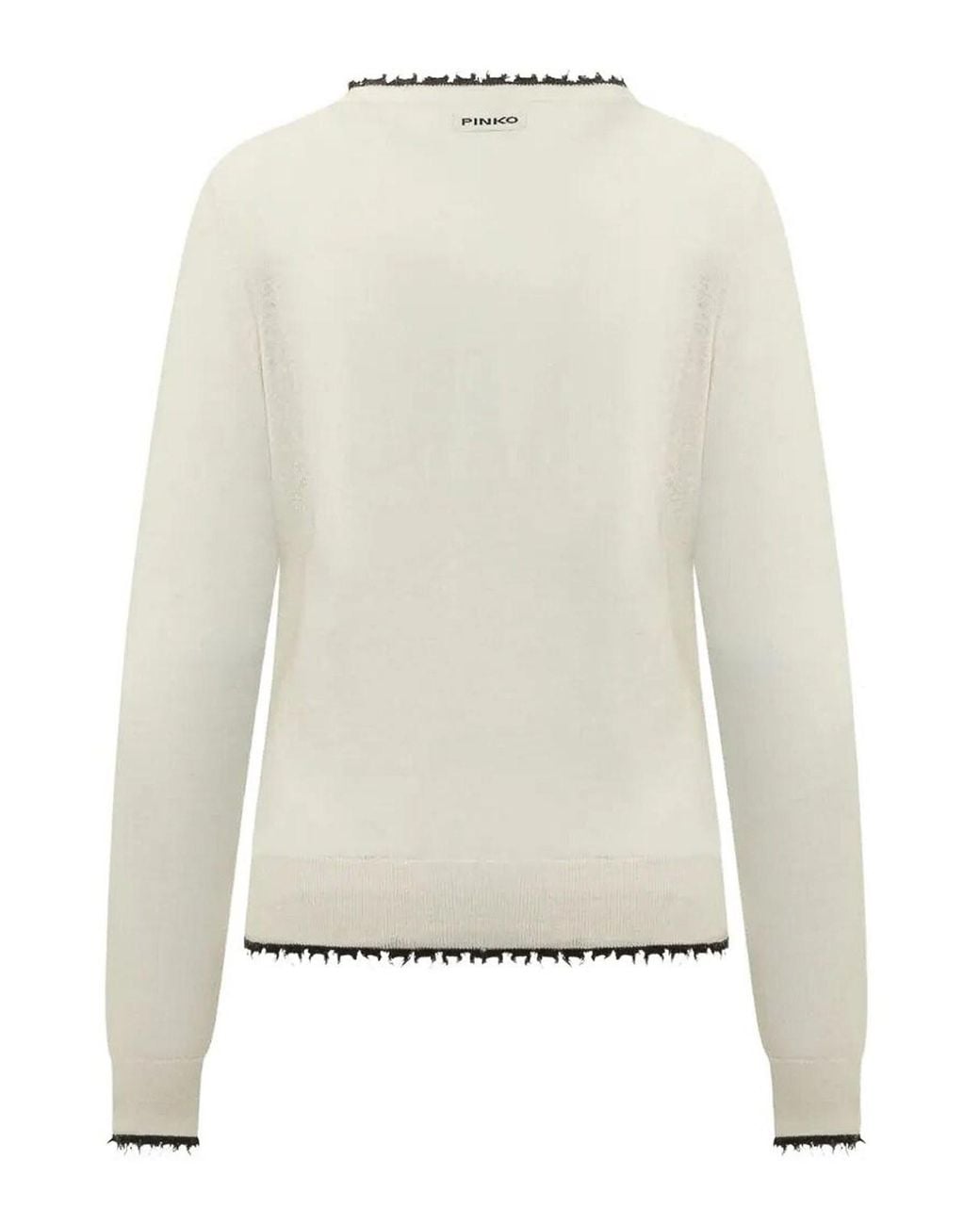 Pinko White Pamplona Sweater