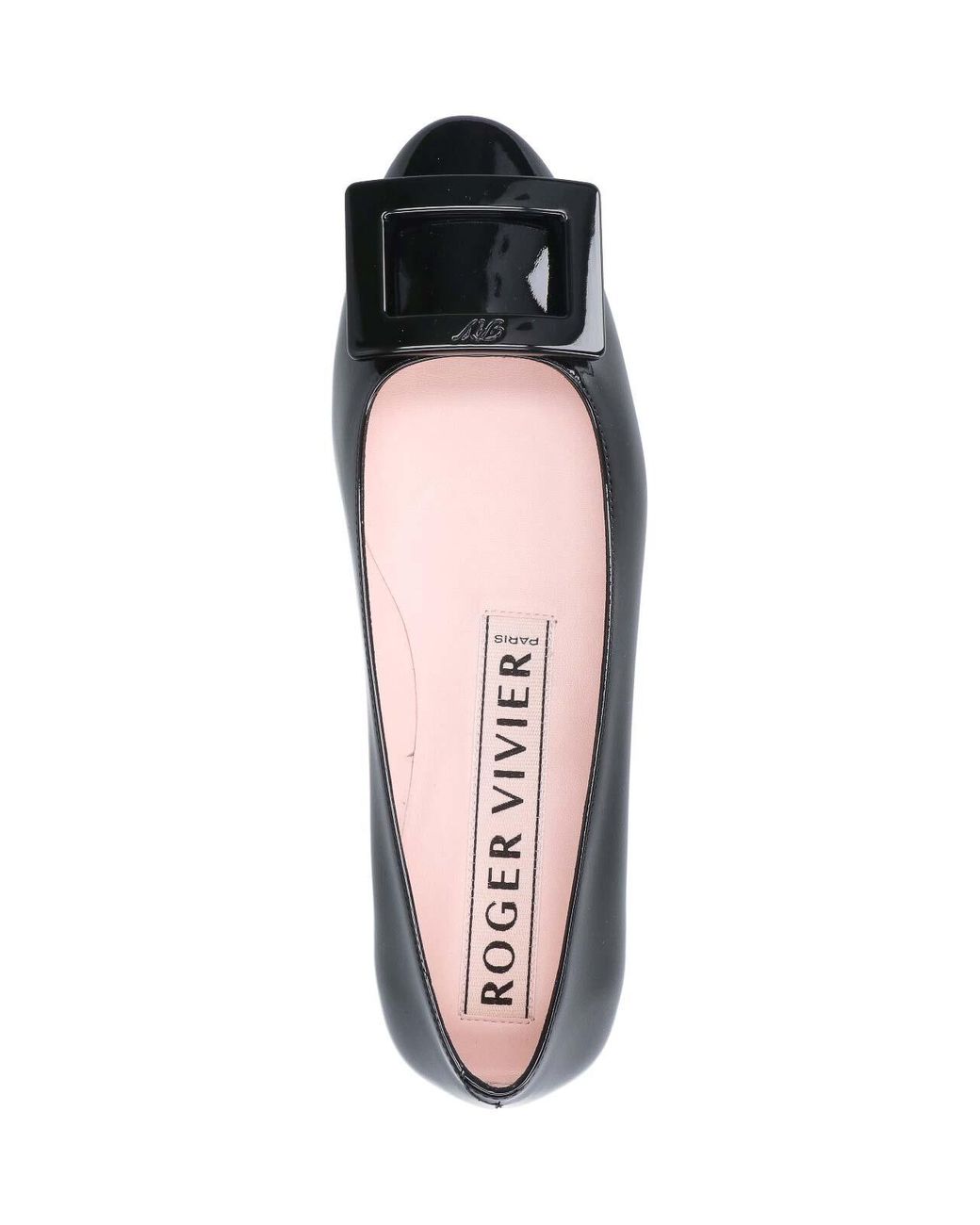 Roger Vivier Black U Look Ballet Flats