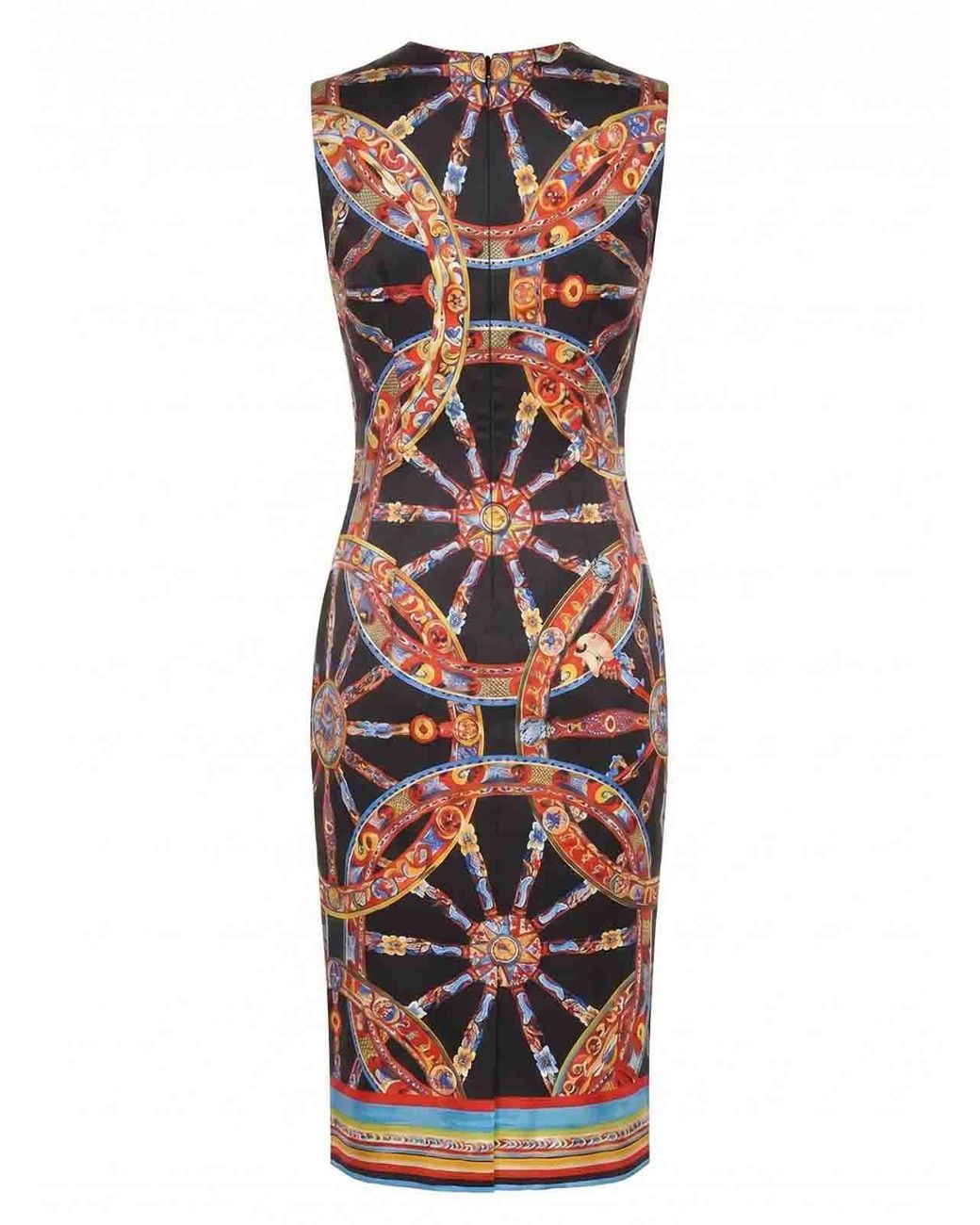 Dolce & Gabbana White Dolce & Gabbana Printed Dress