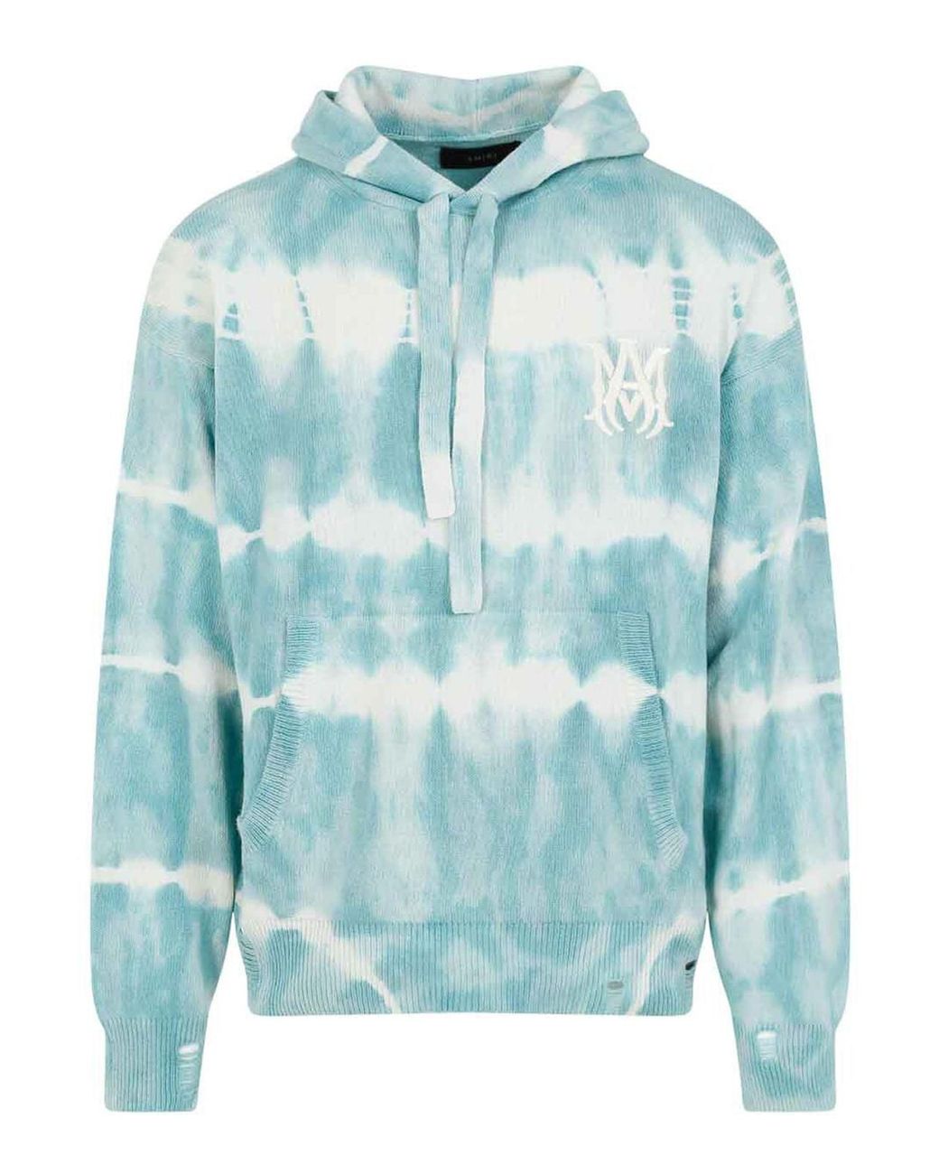 Amiri Blue Ma Tie Dye Hoodie for men