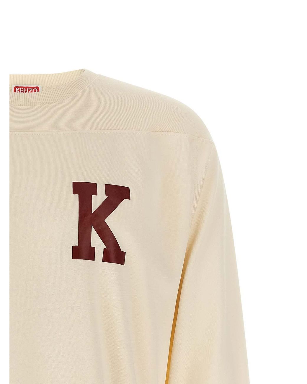KENZO White T-Shirt Varsity' for men