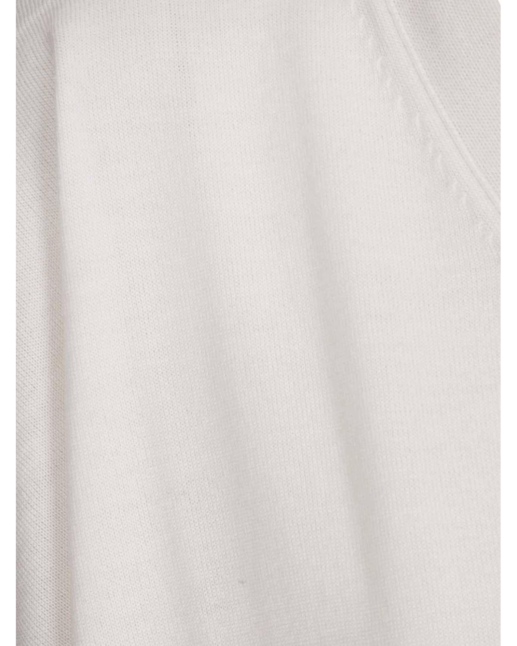 Sofie D'Hoore White Cardigan L/Sl V/Neck