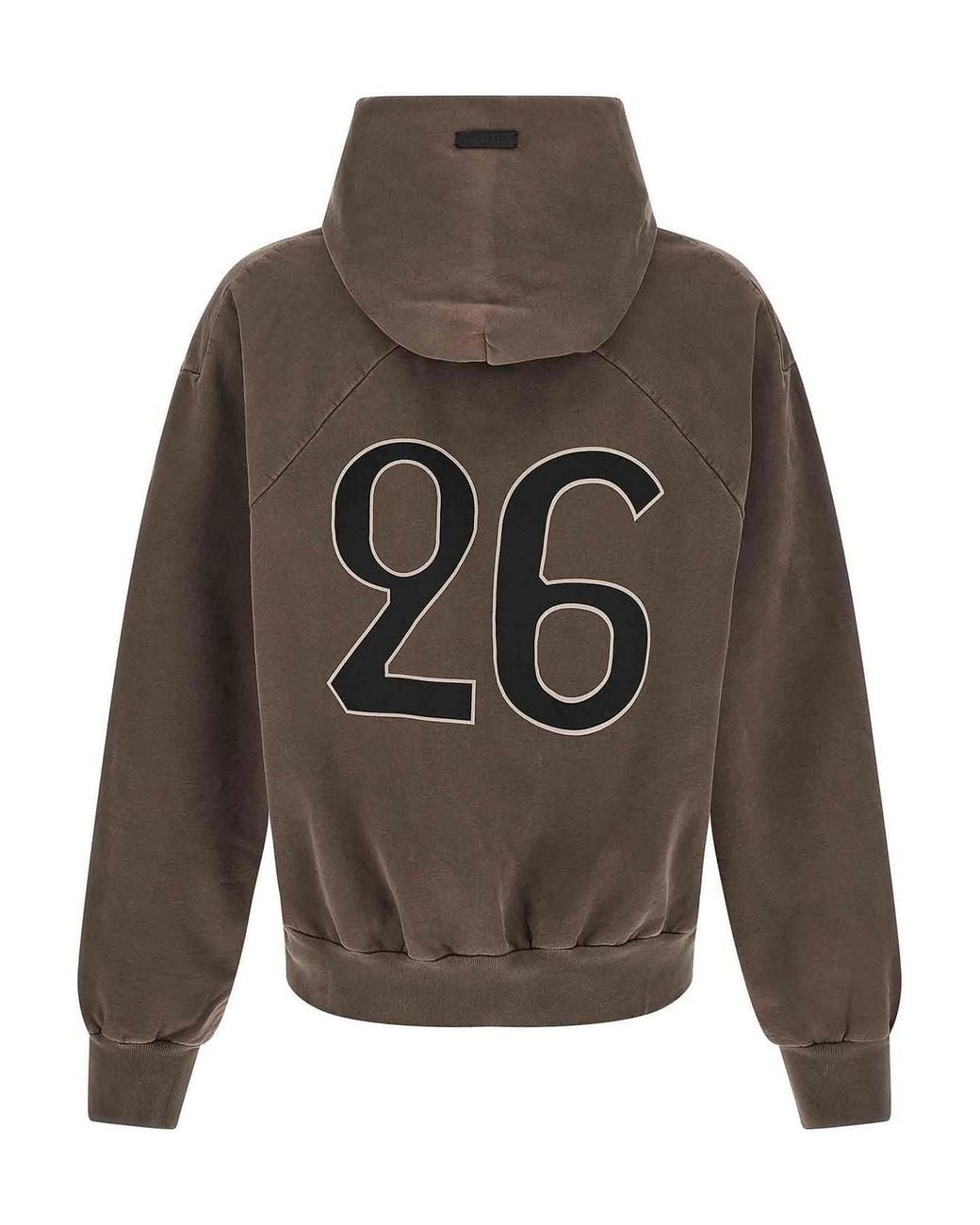 Fear Of God Gray 26 Classic Half Raglan Hoodie for men