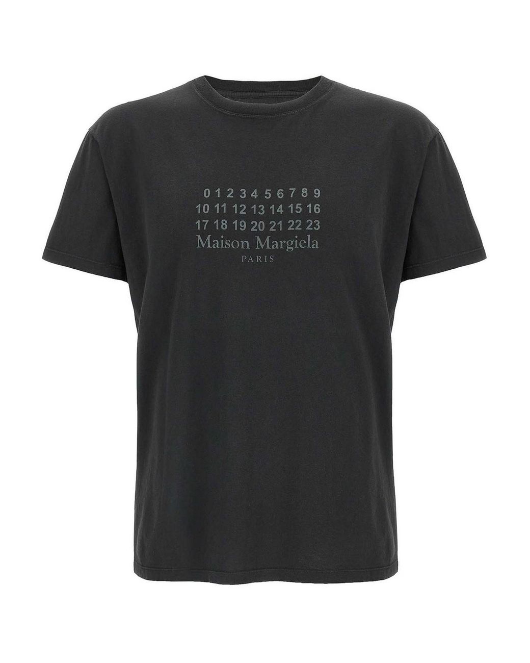 Maison Margiela Black Cotton T-Shirt