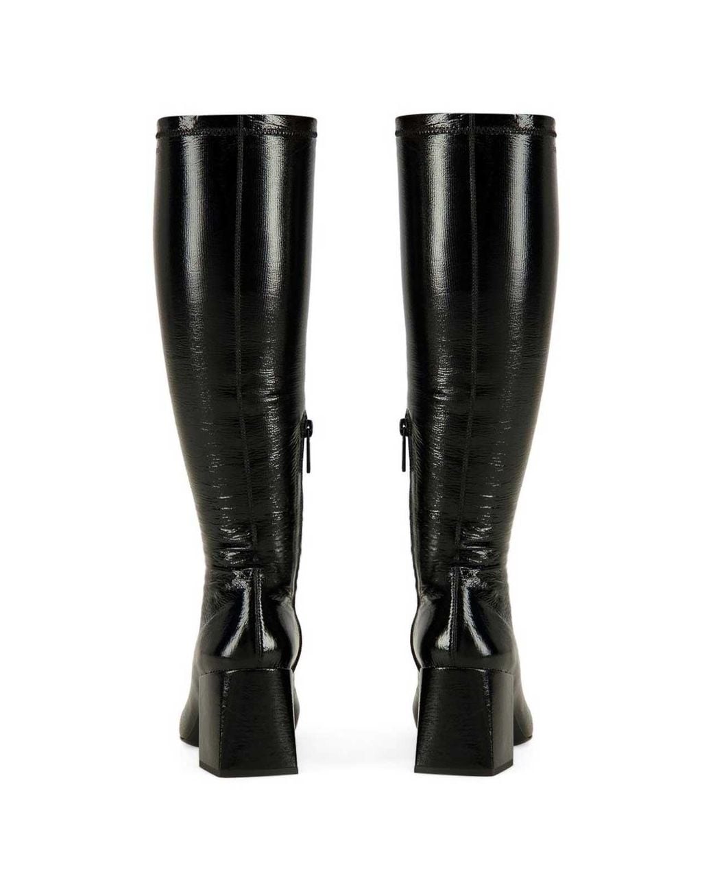 Courreges Black Ankle Boots