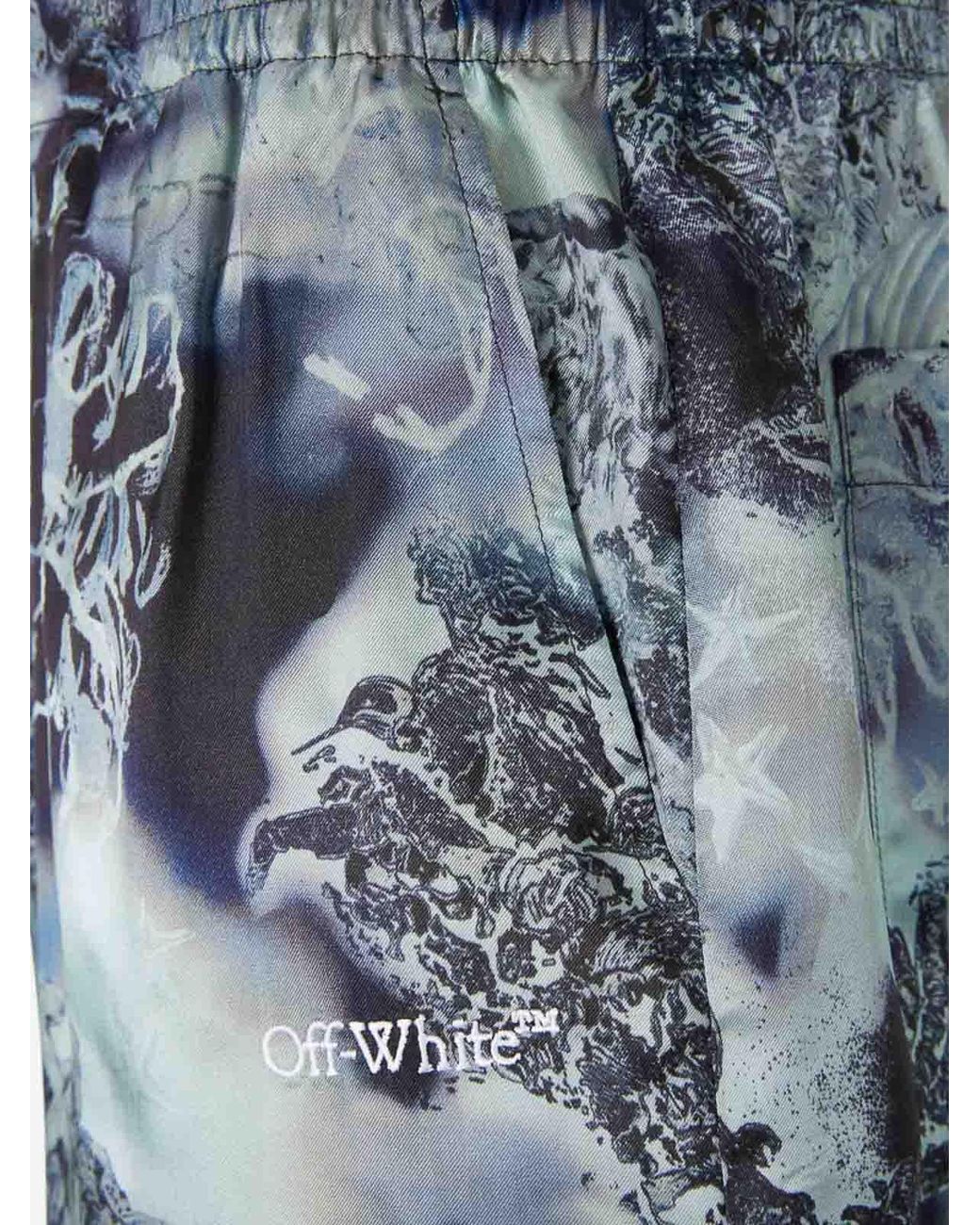Off-White c/o Virgil Abloh Blue Shorts for men