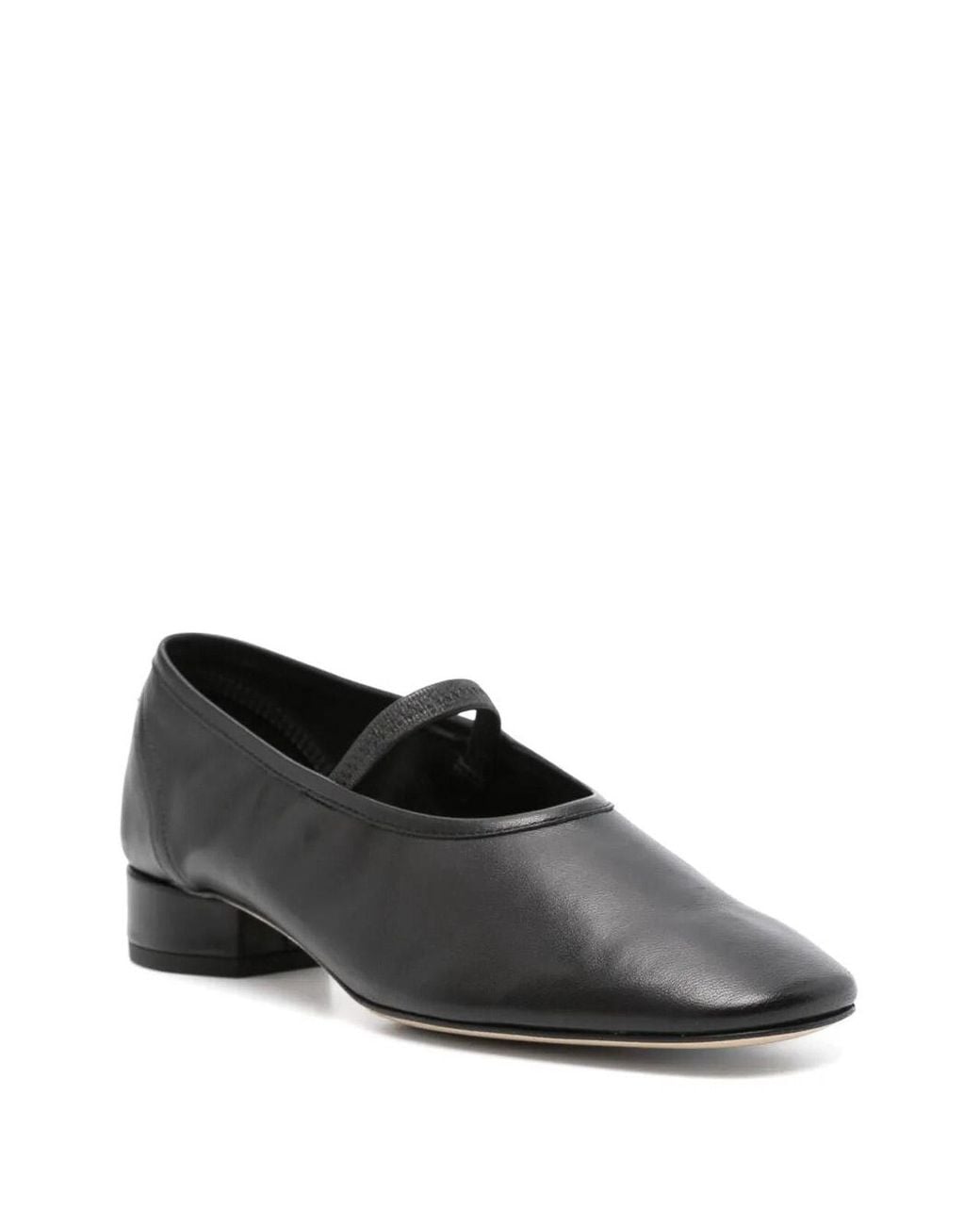 Aeyde Black Mary Jane Flats