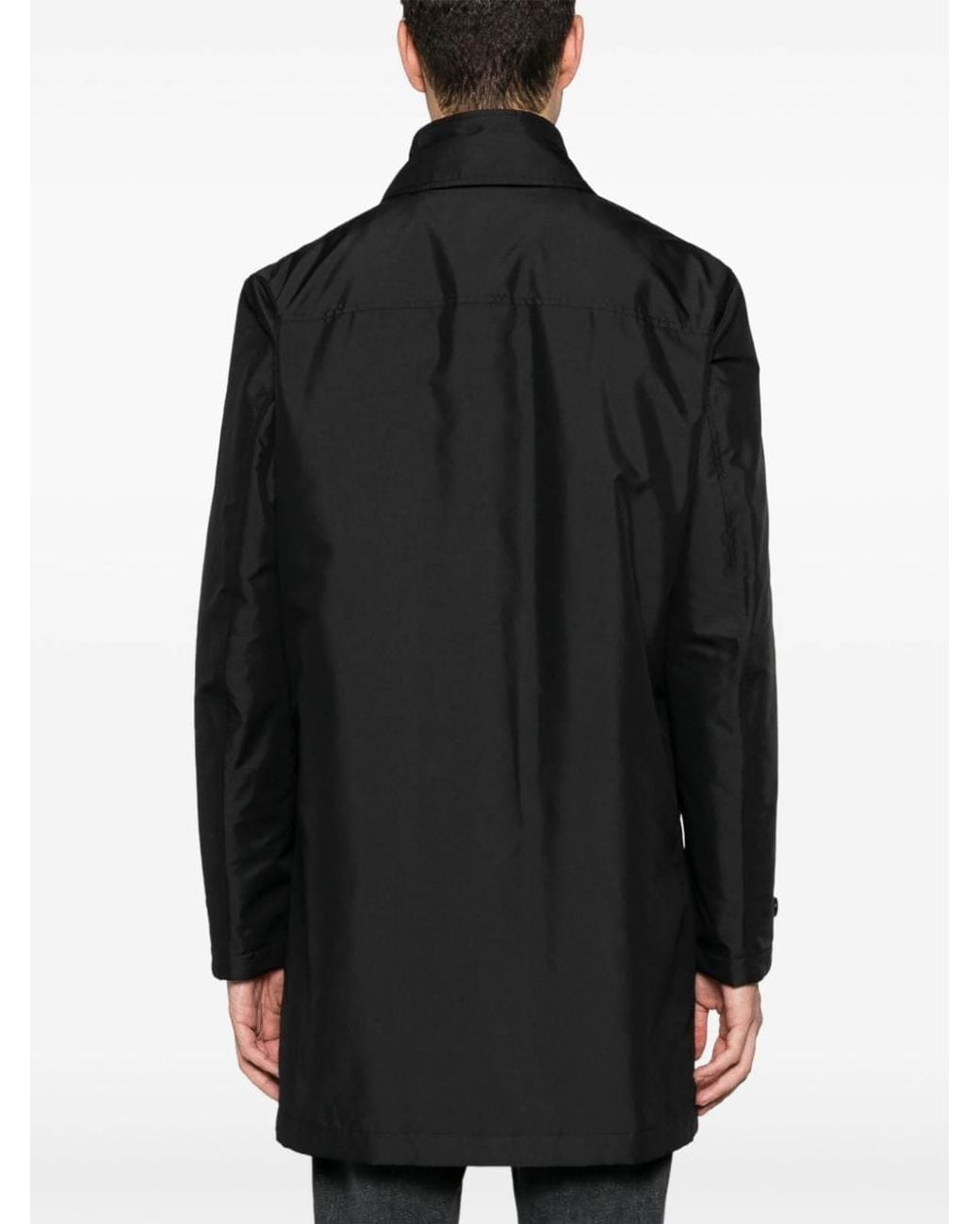 Fay Black Trench for men