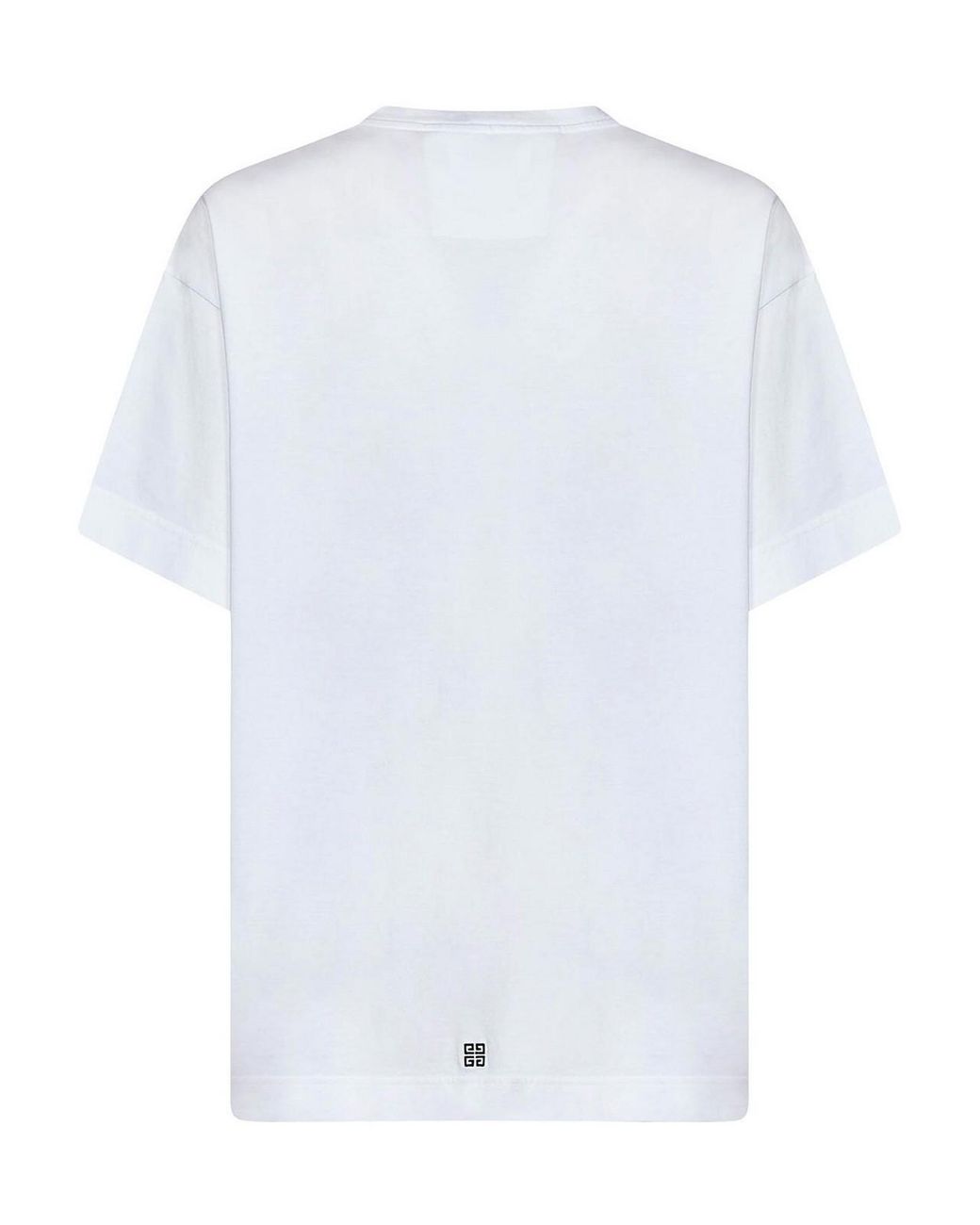 Givenchy White Crest Logo T-Shirt for men