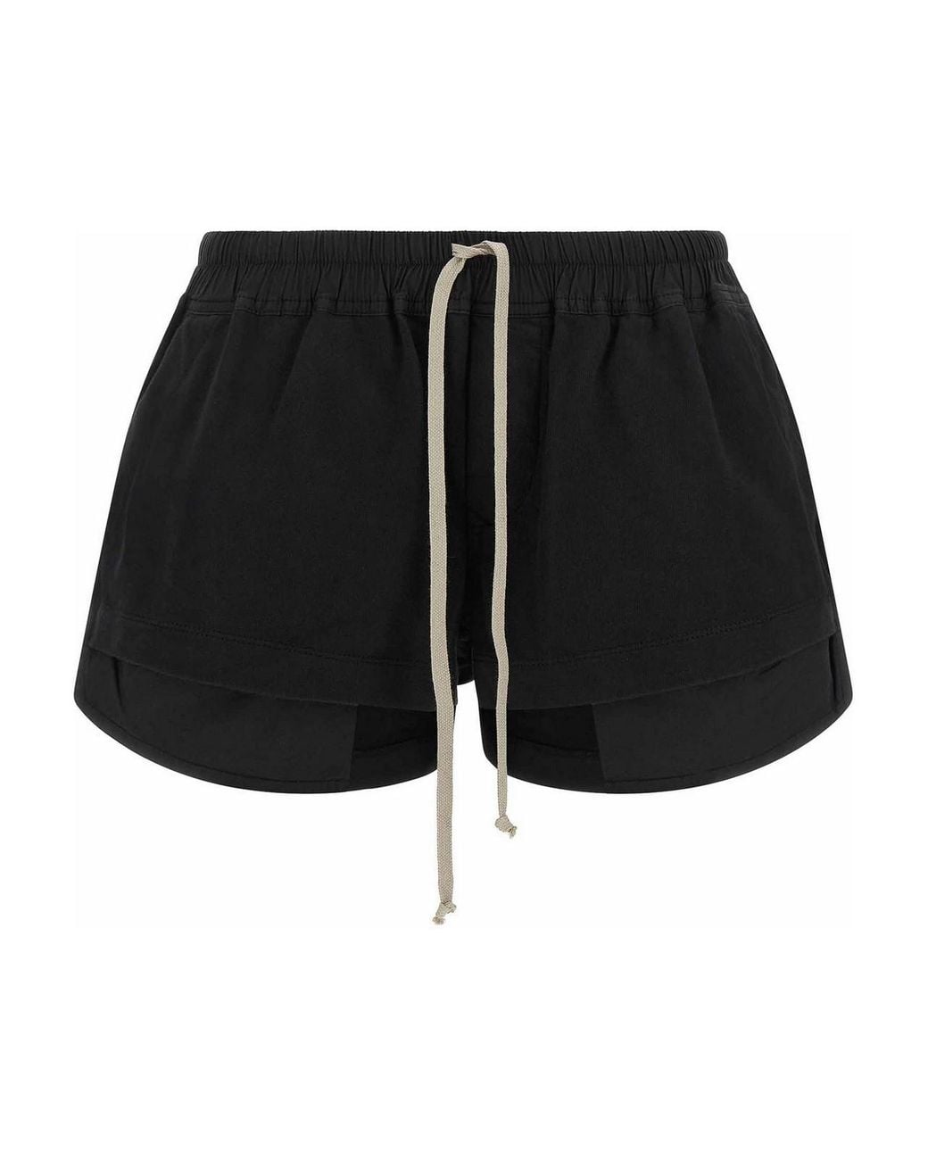 Rick Owens Black 'Fog Boxers' Shorts