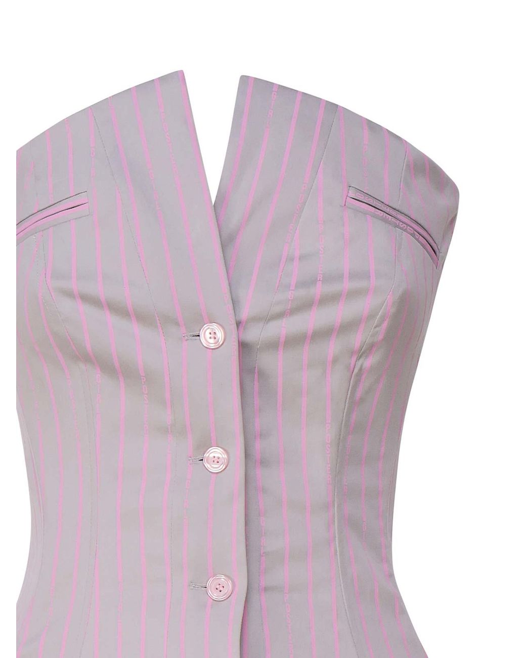 POSTER GIRL Purple Court Corset Top
