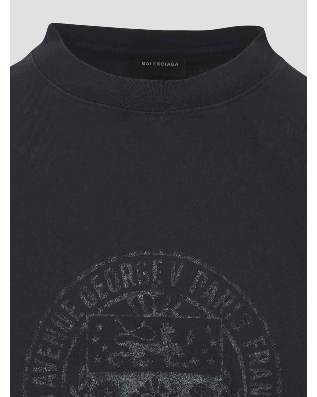 Balenciaga Black Standard T-Shirt for men