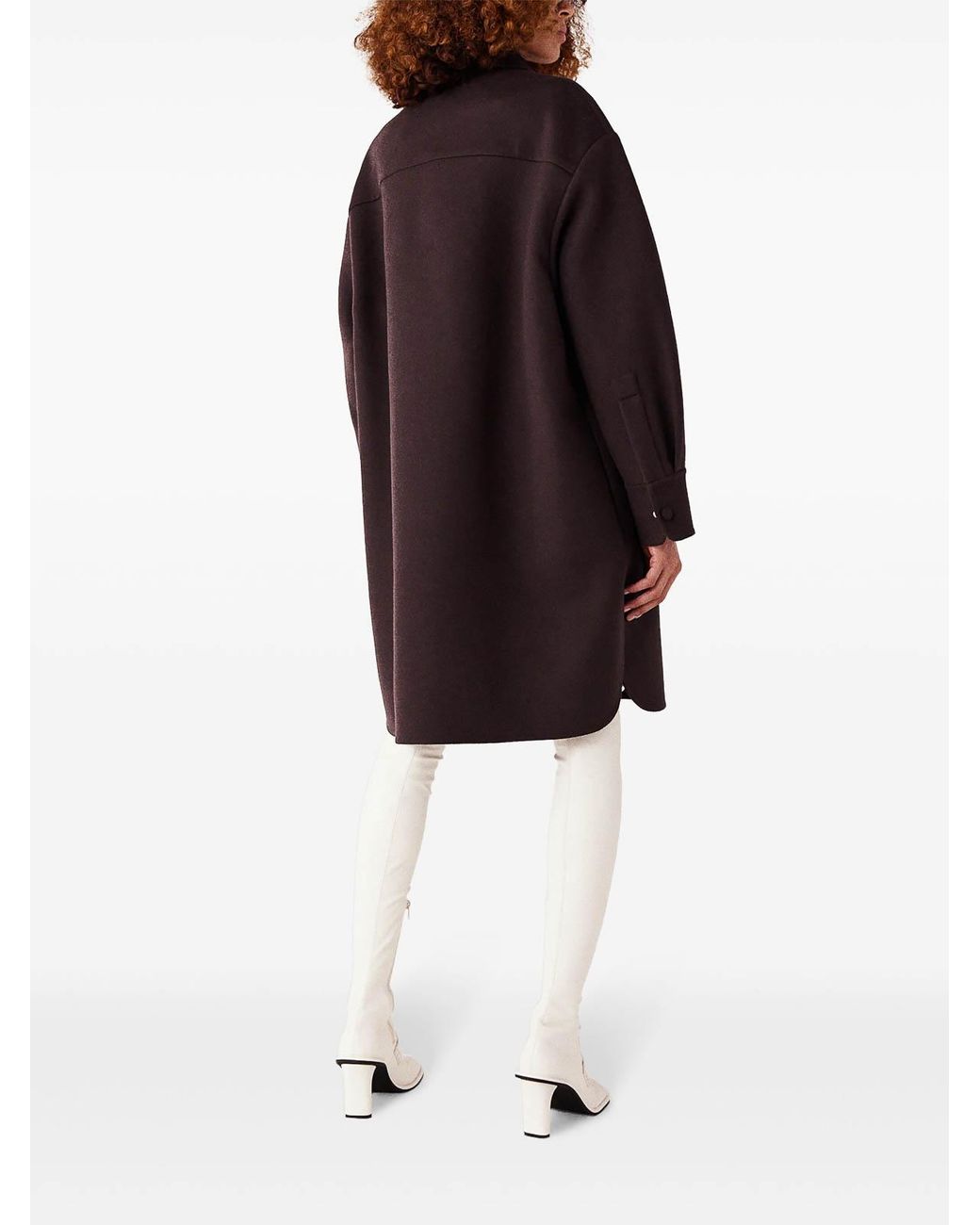 Stella McCartney Purple Press-Stud Fastening Overshirt