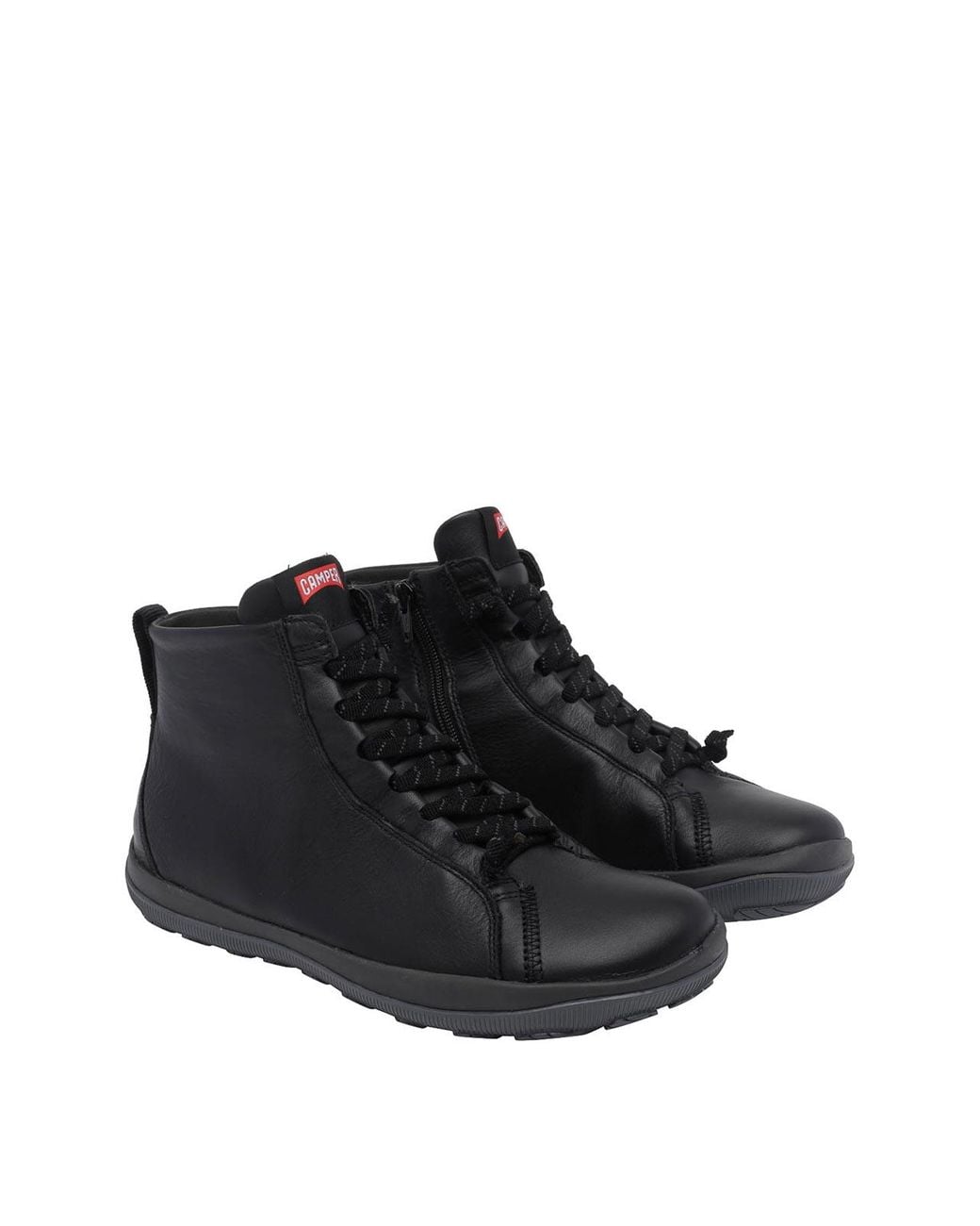 Camper Black Peu Pista Booties for men