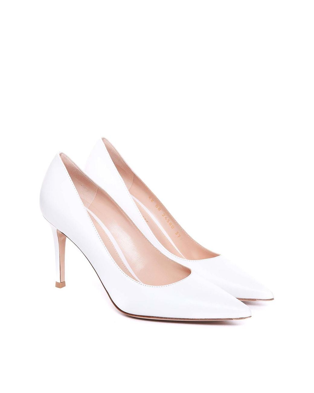 Gianvito Rossi White Décolleté