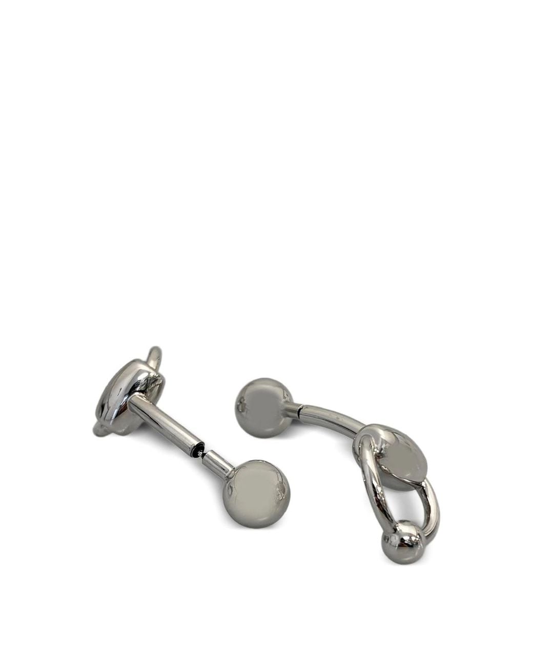 Jean Paul Gaultier Metallic Brass Earrings