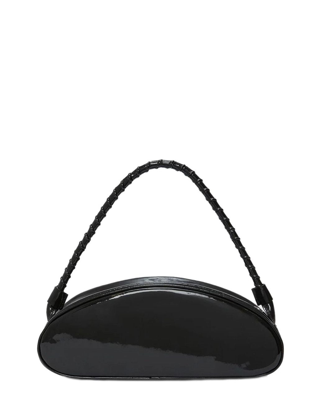 MSGM Black Leather Handbag