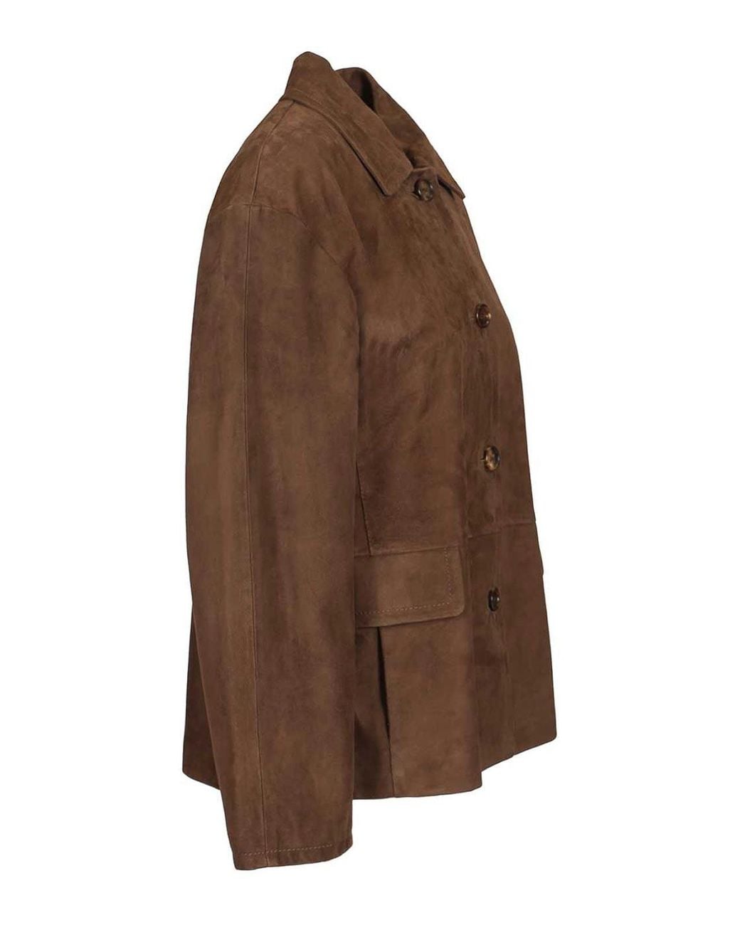 Max Mara Brown Suede Jacket