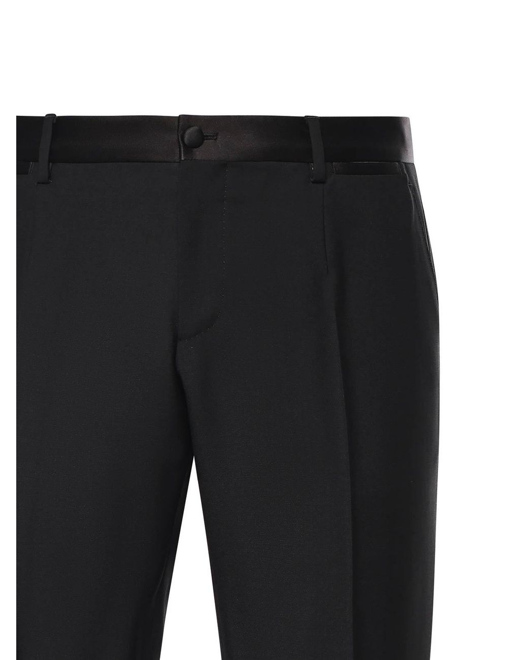 Dolce & Gabbana Black Three-Piece Tuxedo Suit for men