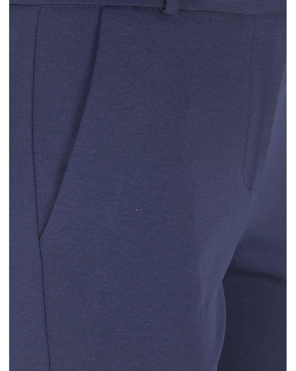 Kiltie Blue Florette Milano Stitch Light Flare Trousers