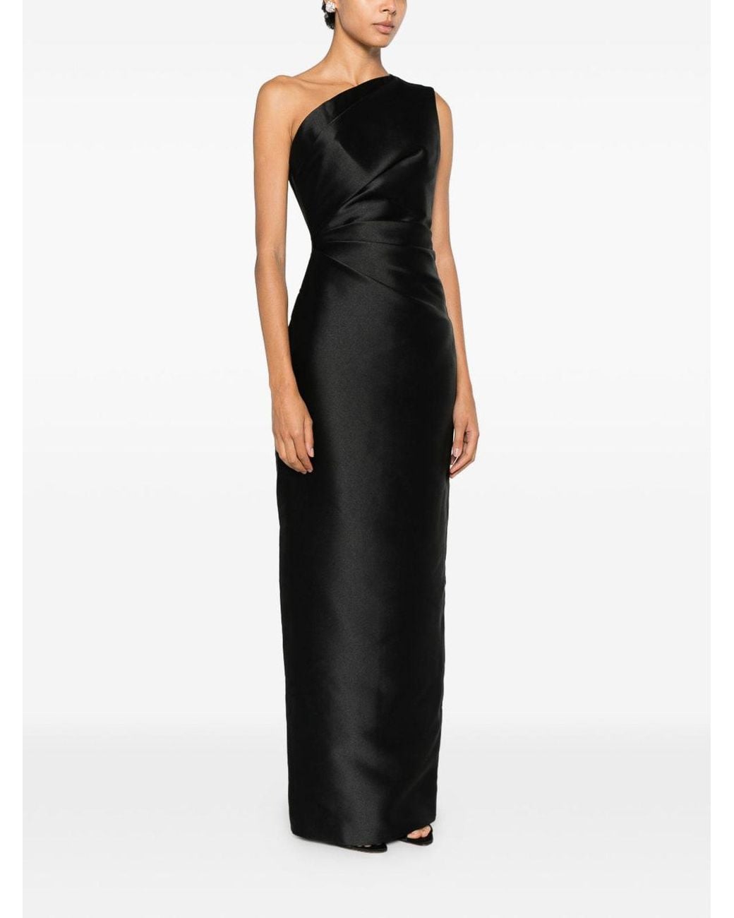 Solace London Black Kira Maxi Dress