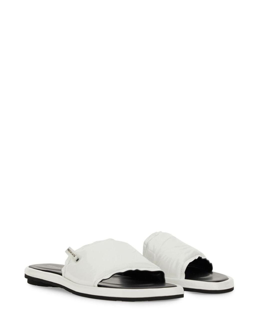 Premiata White Slide Comfort Sandals