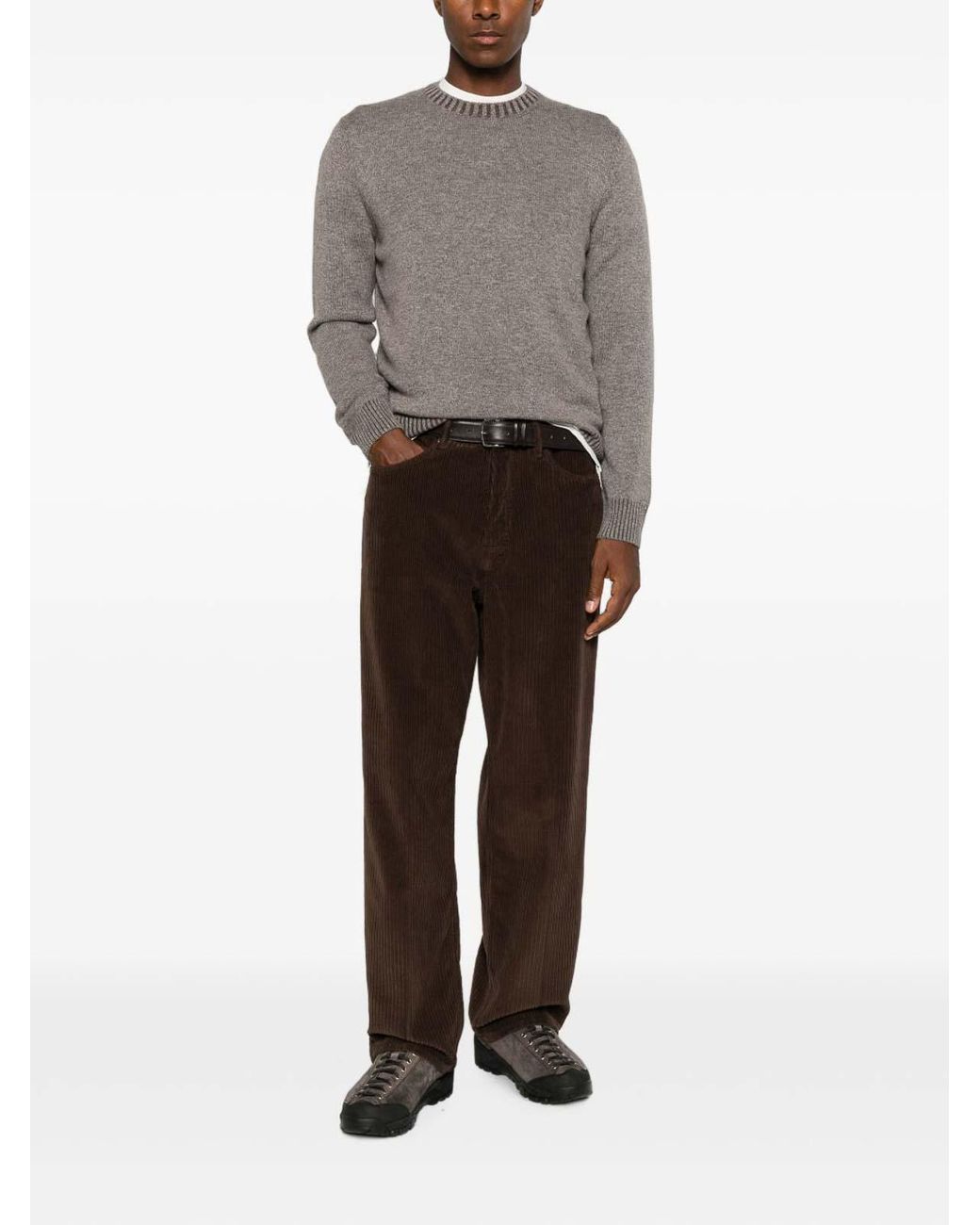 Vengera Gray Hazelnut Wool Sweater for men