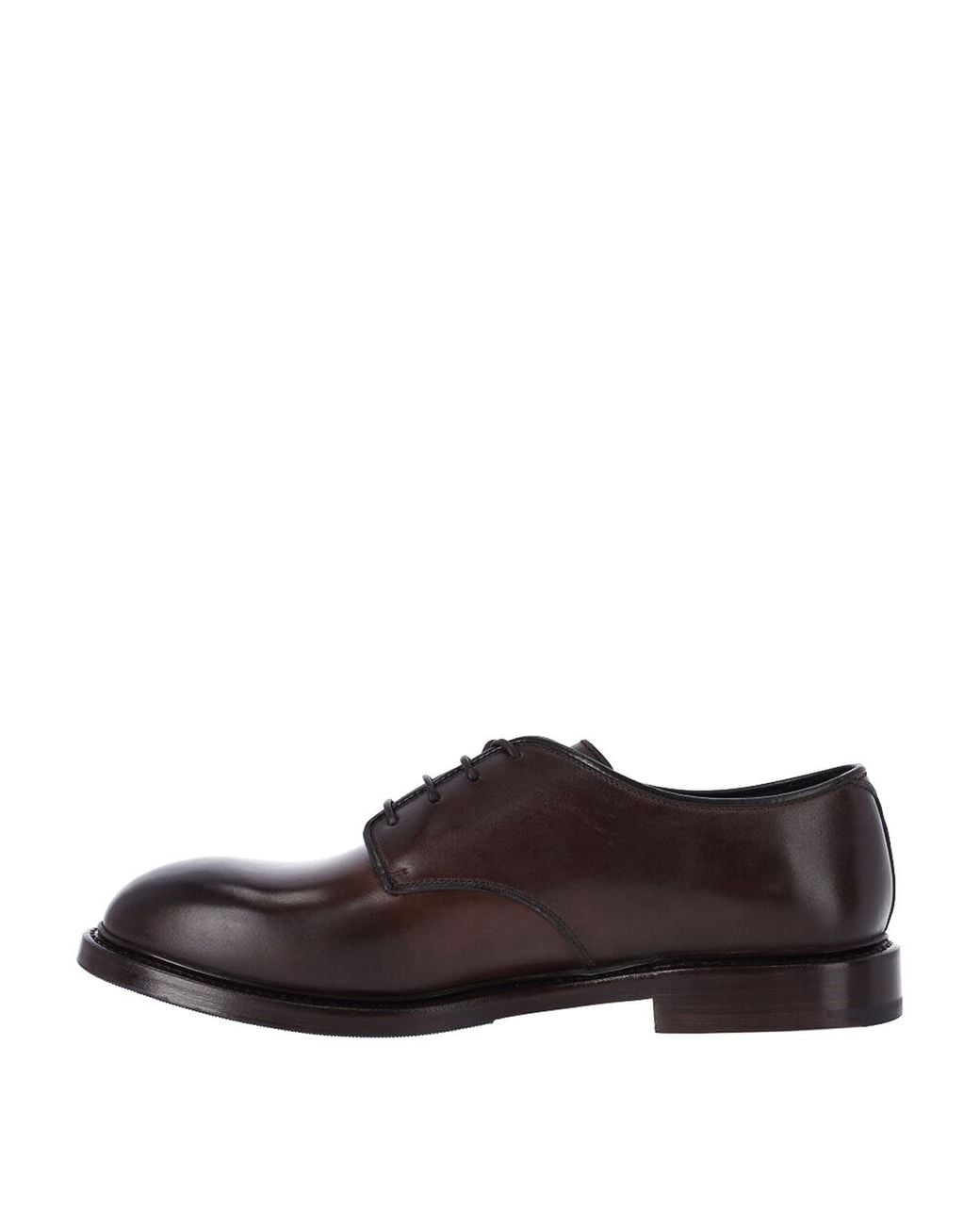 Premiata Brown Leather Derby Shoes for men