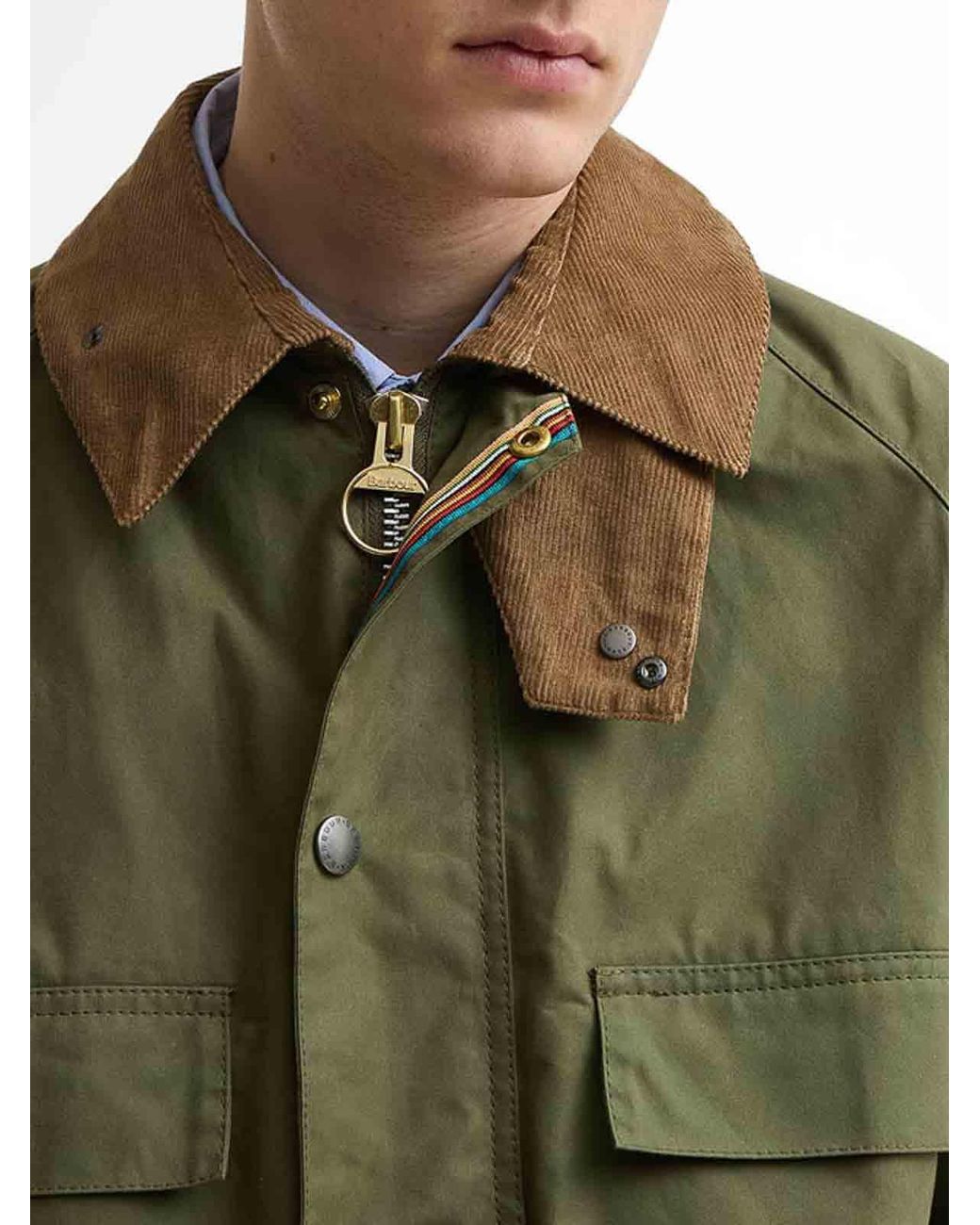 Barbour Green Casual Jacket for men