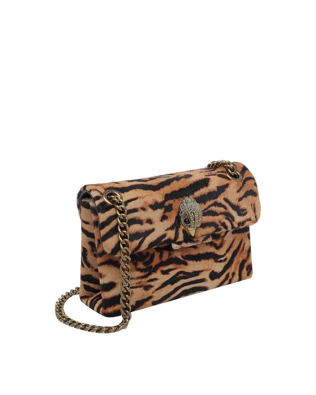 Kurt Geiger Brown Mini Kensington Crossbody Bag