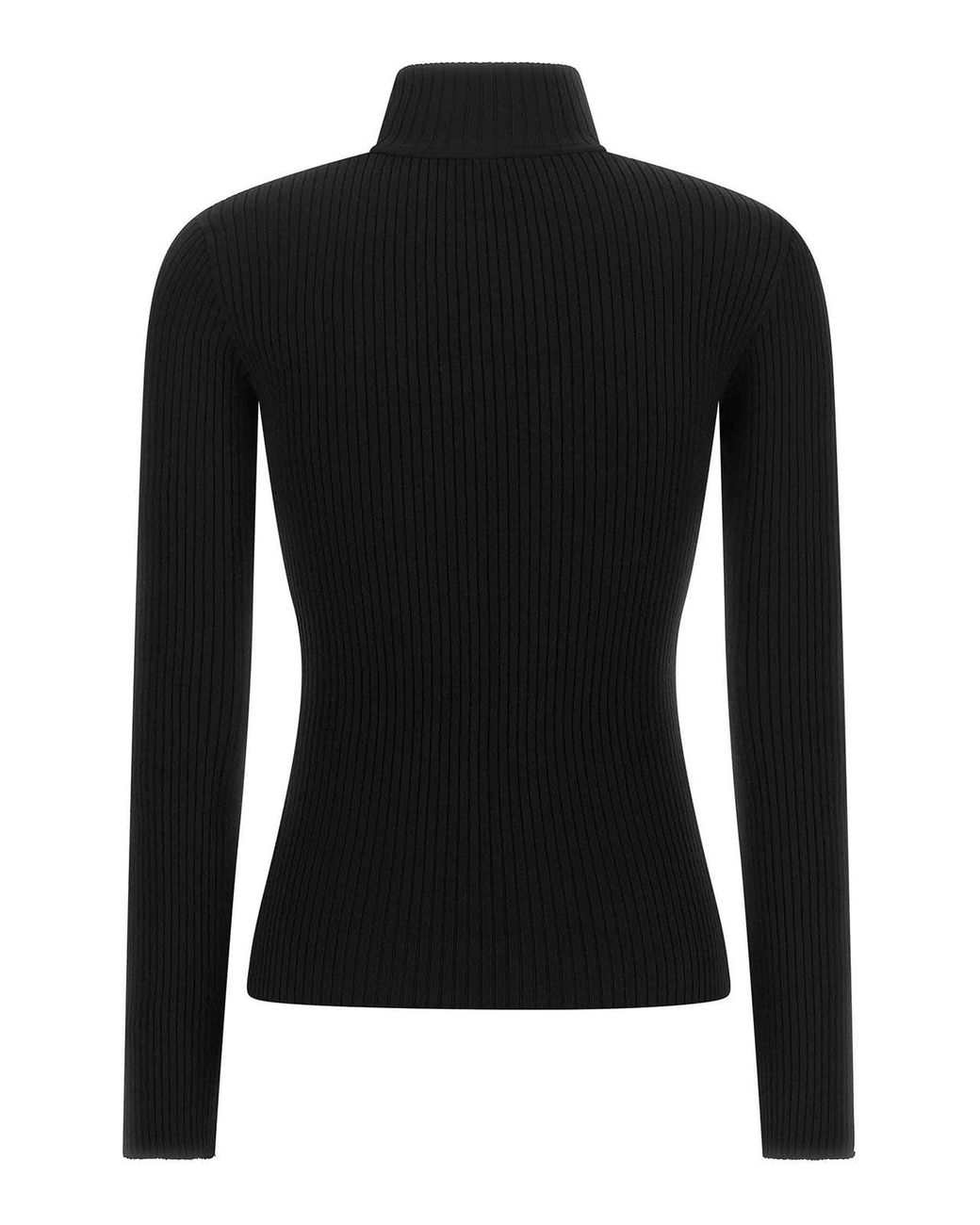 Courreges Black Cut-Out Sweater