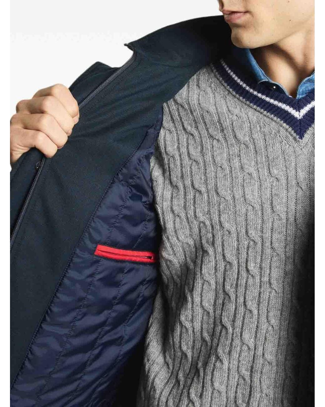 Fay Blue Technical-Fabric Morning Coat for men