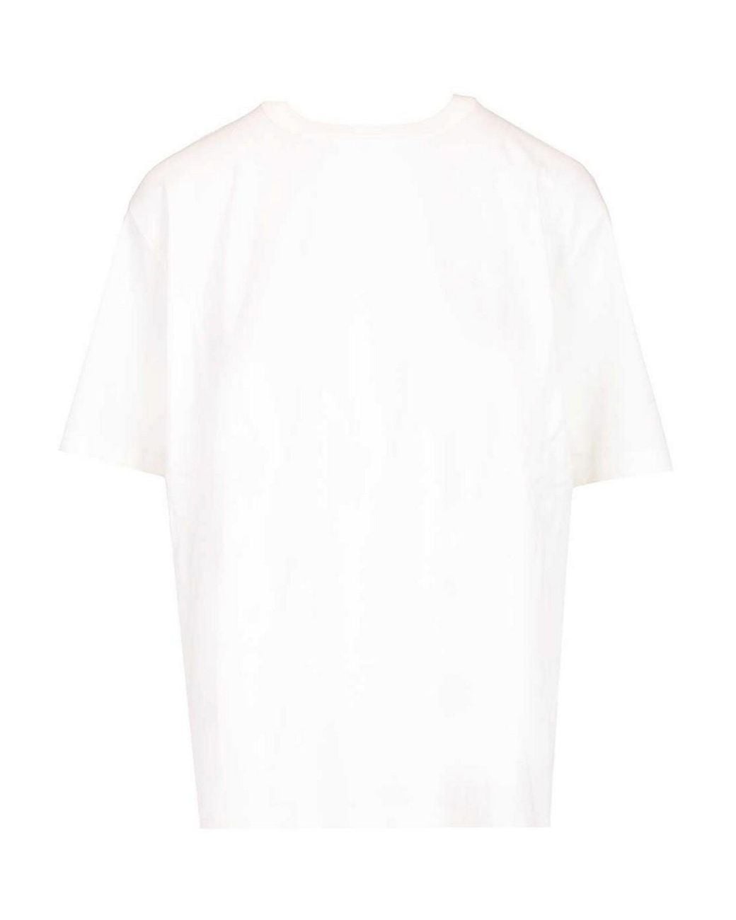 Jacquemus White Cotton And Silk T-Shirt