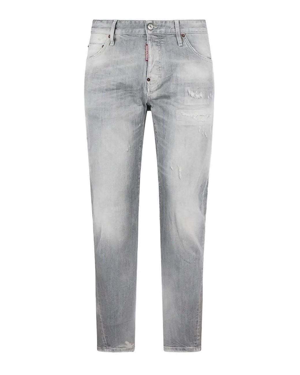 DSquared² Gray Slim Jeans for men