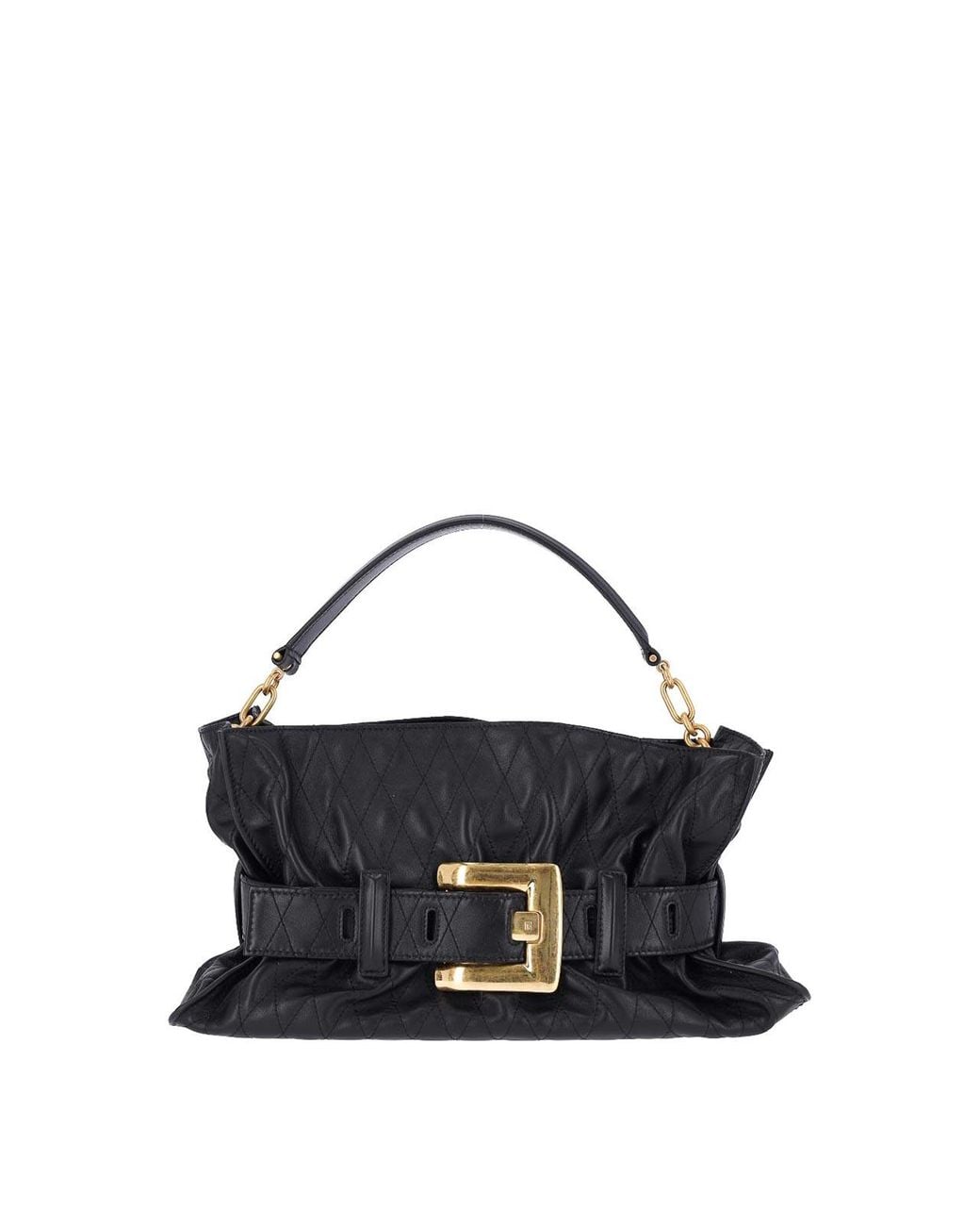 Balmain Blue Large Shoulder Bag