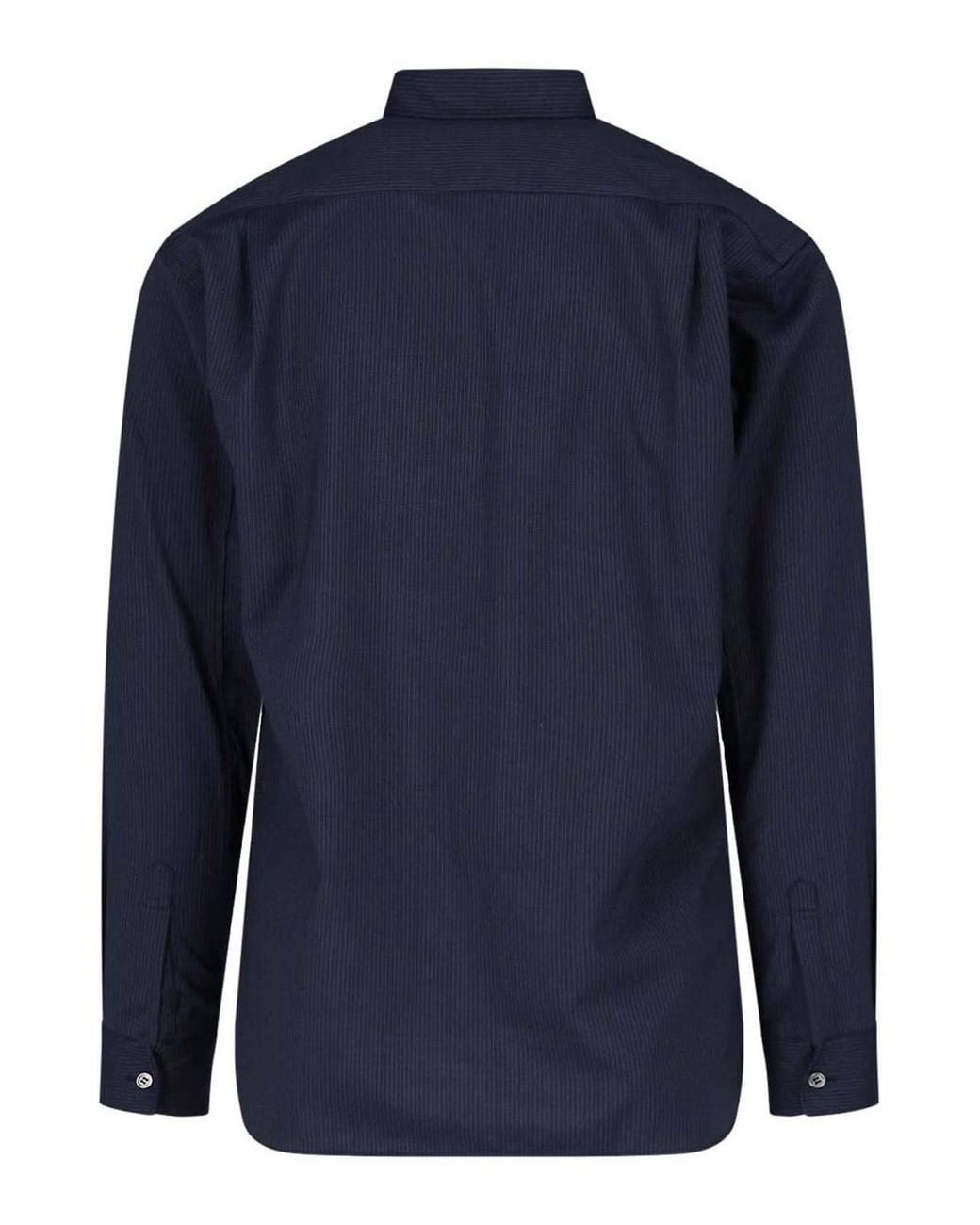 Comme des Garçons Blue Wool Blend Shirt for men