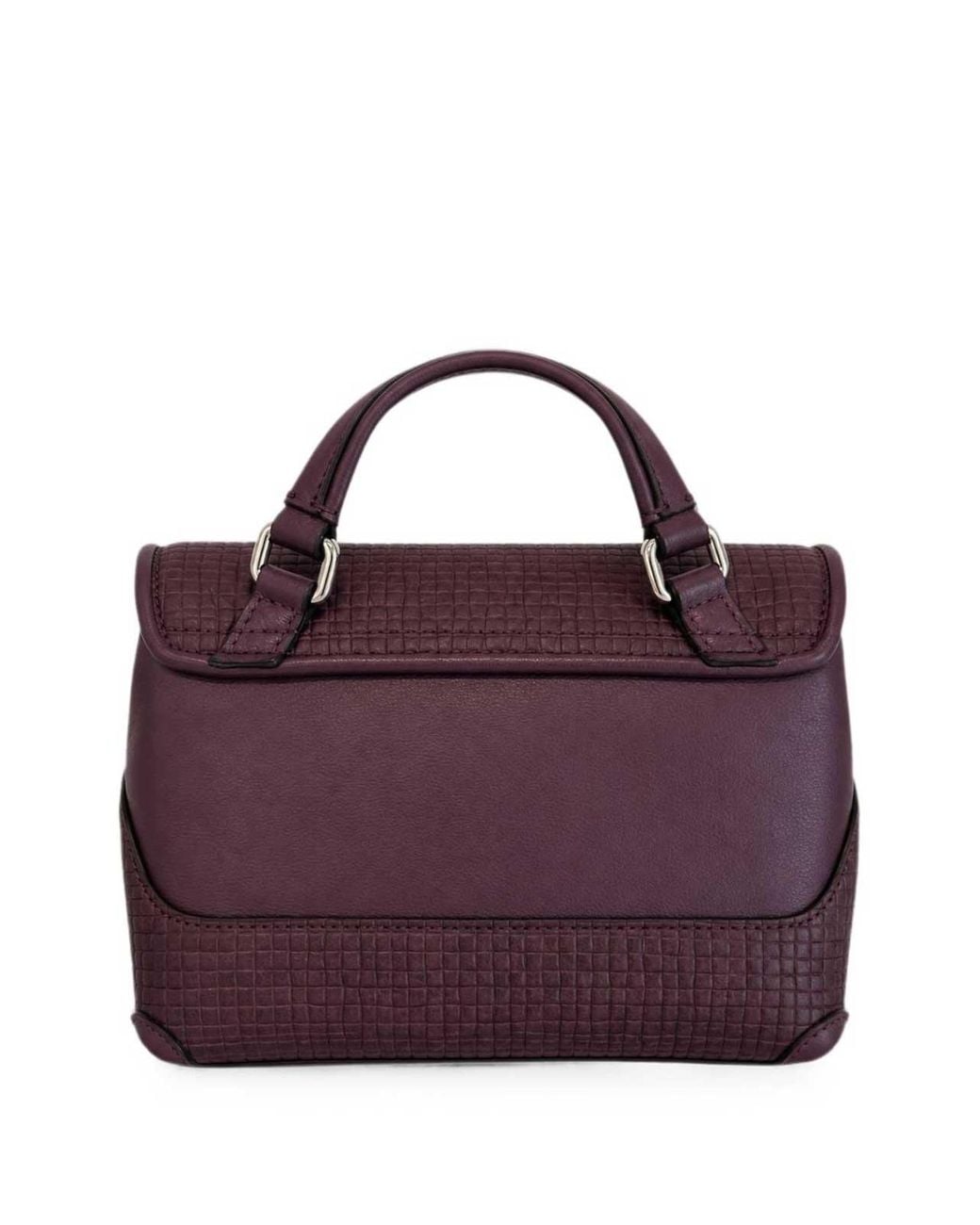 Zanellato Purple Baby Leather Tote Handbag