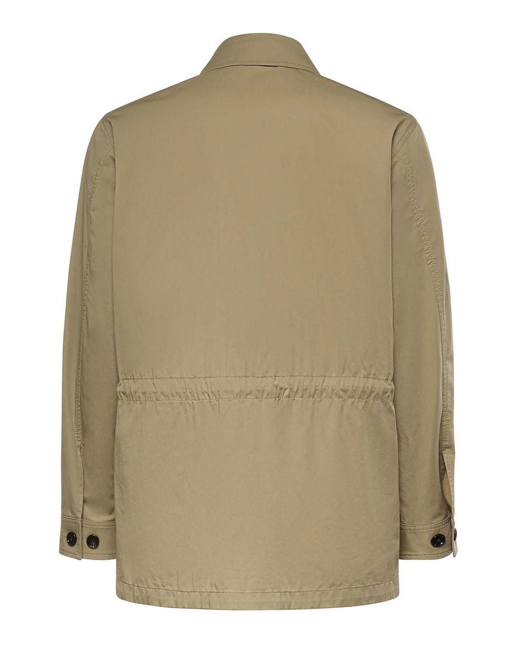 Burberry Natural Bradmore Cotton Twill Jacket for men