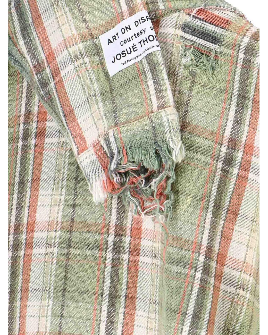 GALLERY DEPT. White Checked Shirt for men