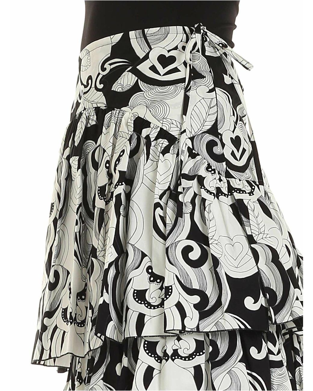 See By Chloé Black Ruffles Skirt