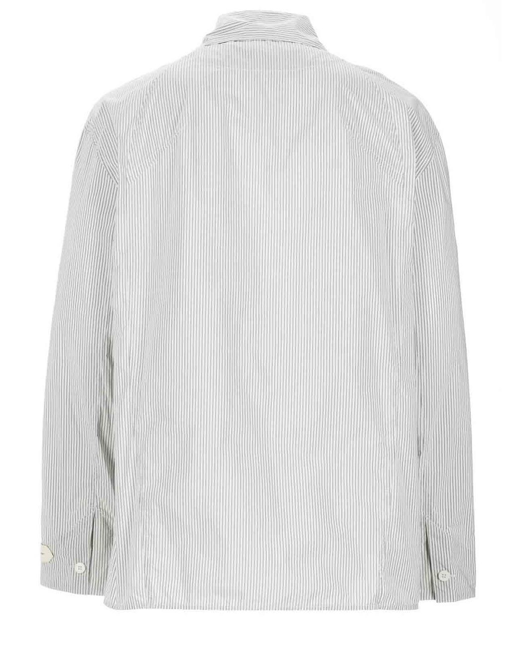 Jacquemus White La Veste Boutis Jacket for men