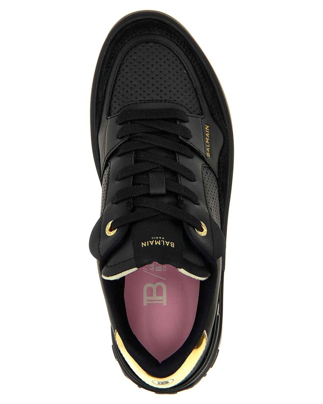 Balmain Black B-Court Flip Sneaker