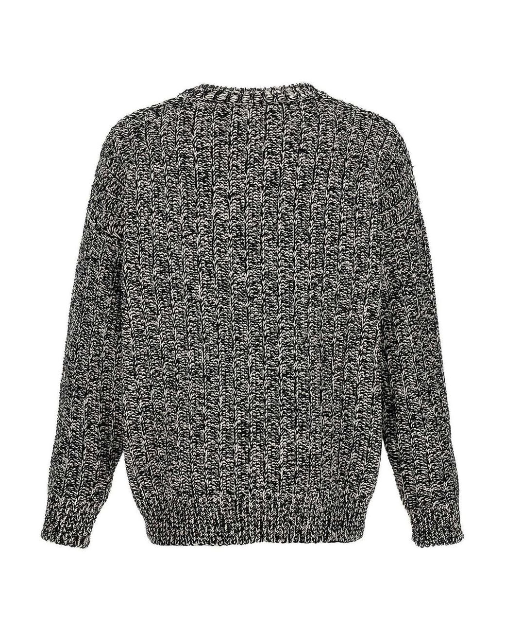 Jil Sander Rundhalspullover in Gray für Herren