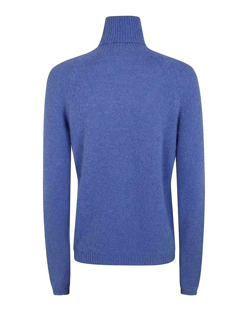 Base London Blue Turtle Neck Sweater